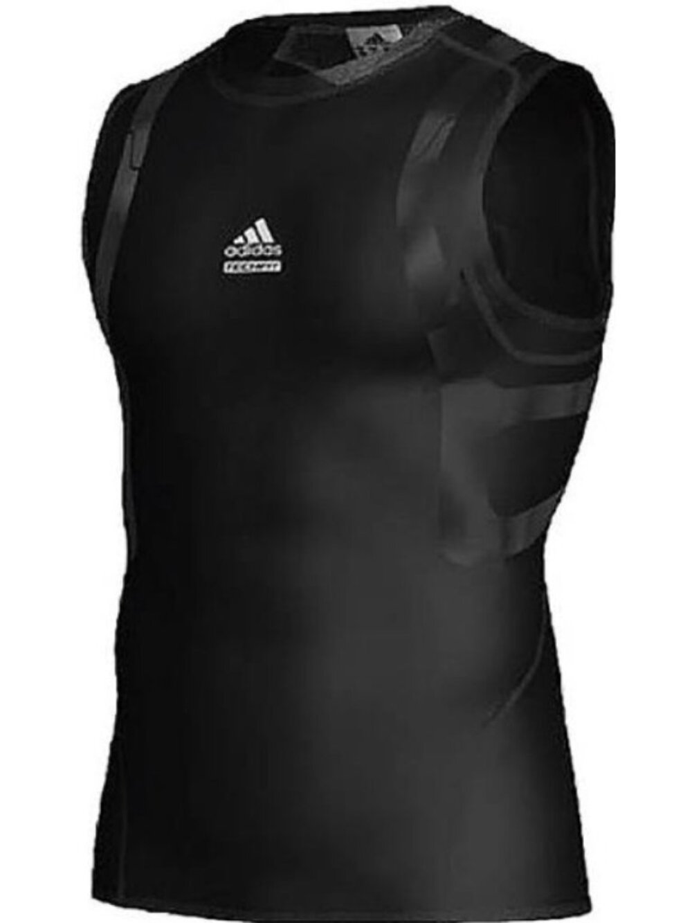 Adidas P92474 Techfit Powerweb Sleeveless Compression Tank Black ( XS )